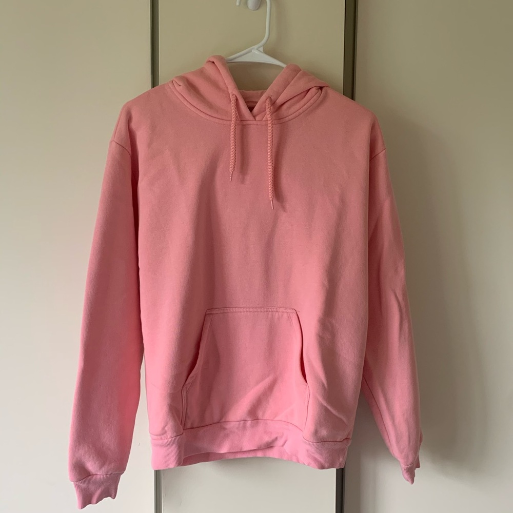 Topshop Pink Sweatshirt Hoodie